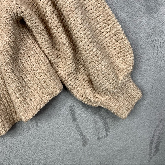 Free People Edessa Pullover Sweater. Tan Color. Women’s Size Large. - Picture 4 of 6